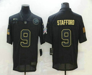 Matthew Stafford Detroit Lions black Salute To Service jersey