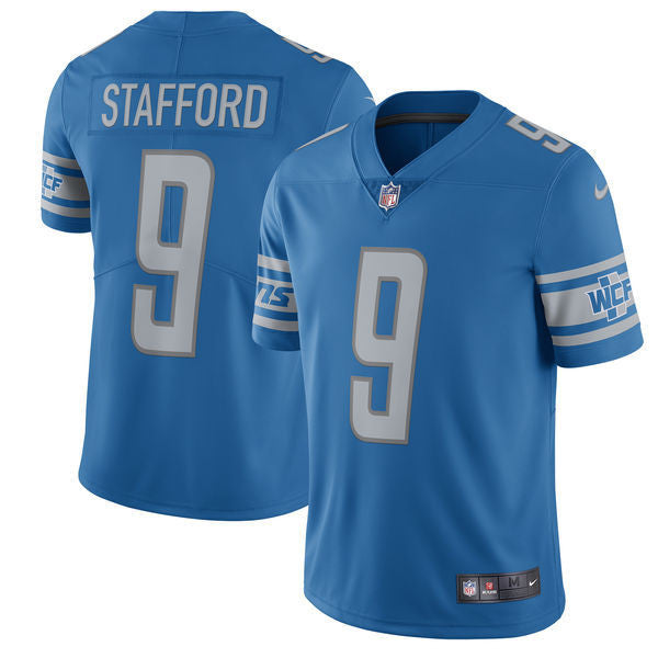 Matthew Stafford Detroit Lions blue Vapor jersey