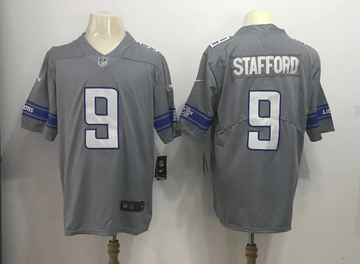 Matthew Stafford Detroit Lions gray Color Rush jersey