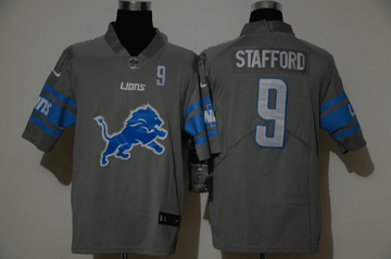 Matthew Stafford Detroit Lions grey Vapor jersey