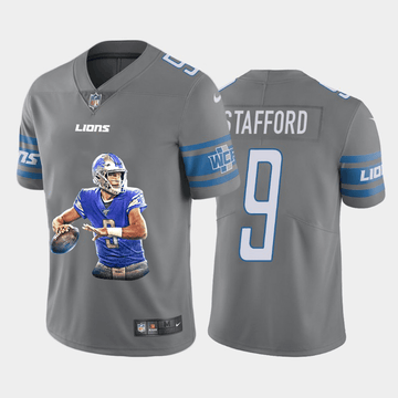 Matthew Stafford Detroit Lions grey Vapor jersey
