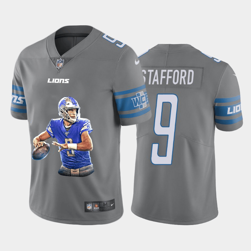 Matthew Stafford Detroit Lions grey Vapor jersey