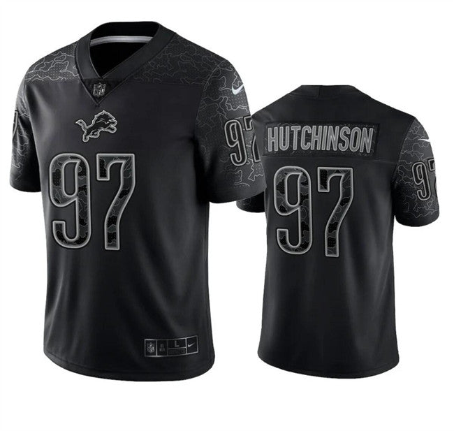 Aidan Hutchinson Detroit Lions black jersey