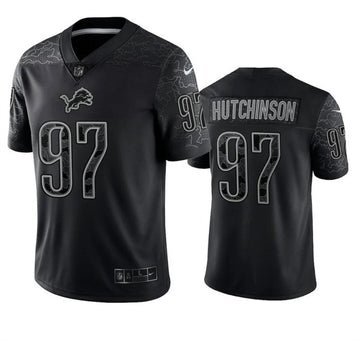 Aidan Hutchinson Detroit Lions black jersey