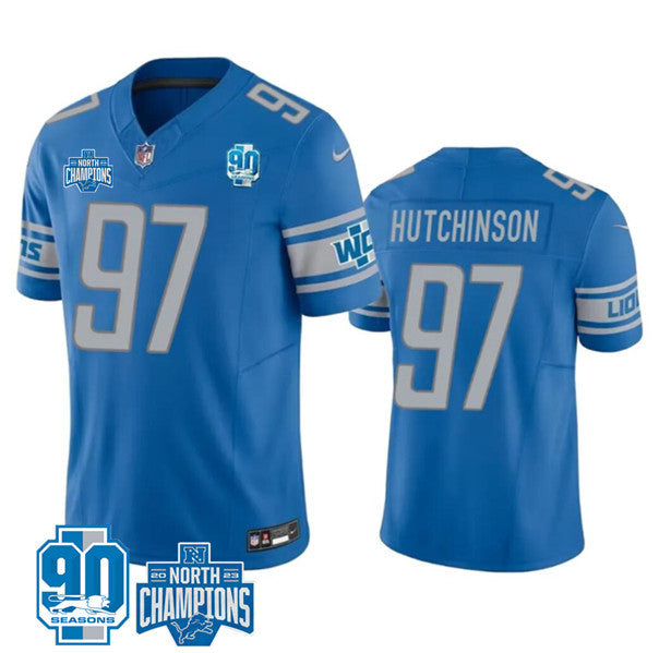 Aidan Hutchinson Detroit Lions blue Limited jersey
