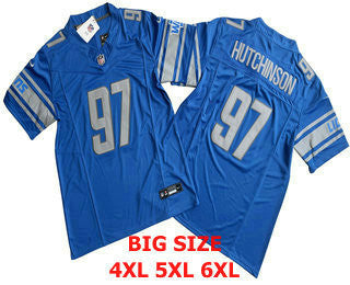 Aidan Hutchinson Detroit Lions blue FUSE jersey