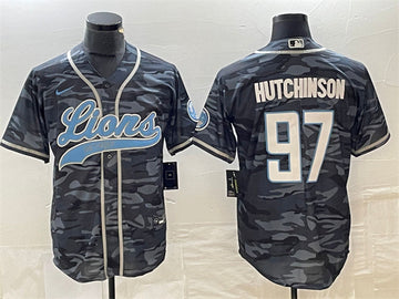 Aidan Hutchinson Detroit Lions gray Camo jersey