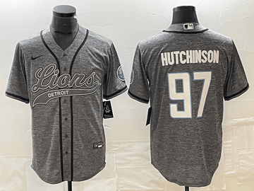 Aidan Hutchinson Detroit Lions grey jersey