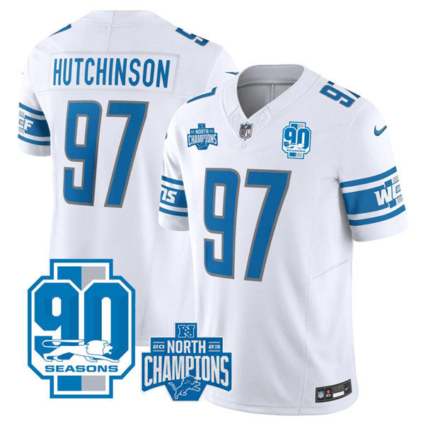 Aidan Hutchinson Detroit Lions white Limited jersey