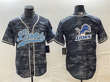 Detroit Lions gray Camo jersey
