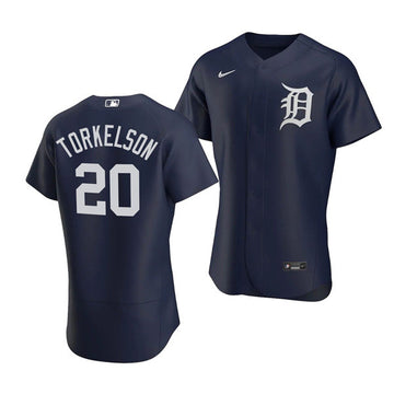Spencer Torkelson Detroit Tigers navy jersey