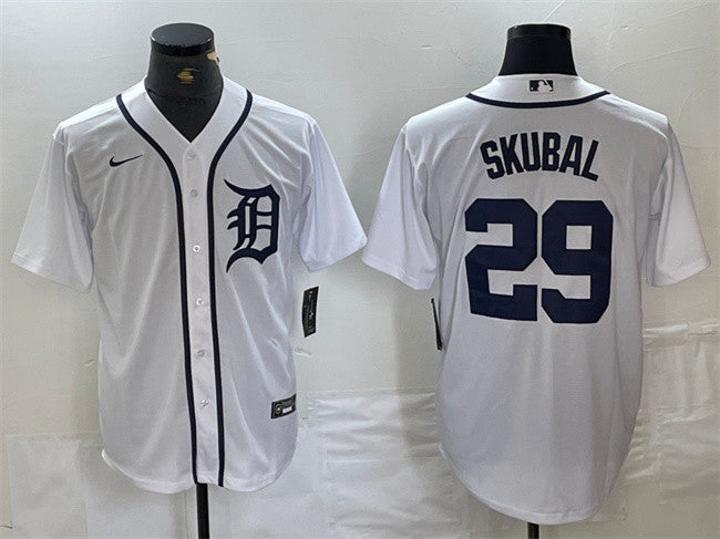 Tarik Skubal Detroit Tigers white jersey