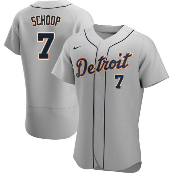 Jonathan Schoop Detroit Tigers gray jersey