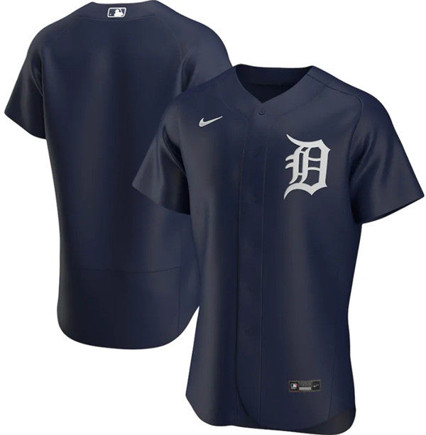 Custom Detroit Tigers navy jersey