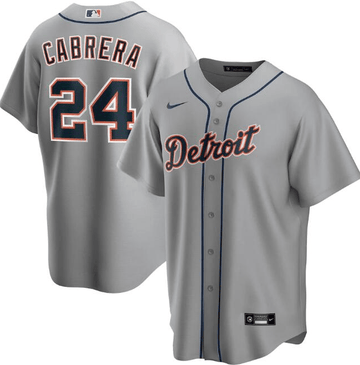Detroit Tigers grey jersey