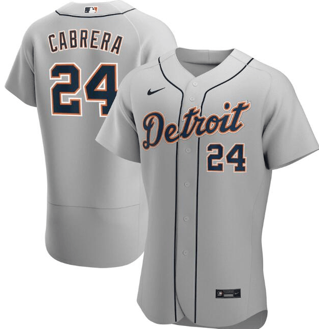 Detroit Tigers grey jersey