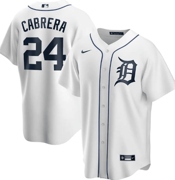 Detroit Tigers white jersey