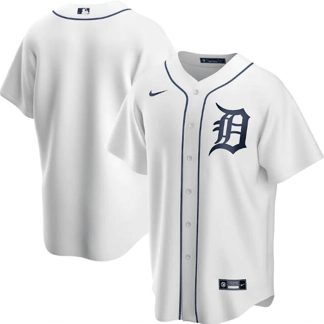 Detroit Tigers white jersey