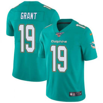 Jakeem Grant Miami Dolphins aqua Vapor jersey