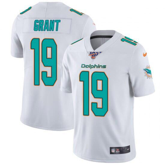 Jakeem Grant Miami Dolphins white Vapor jersey