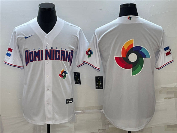 Dominican Republic Baseball white Classic jersey