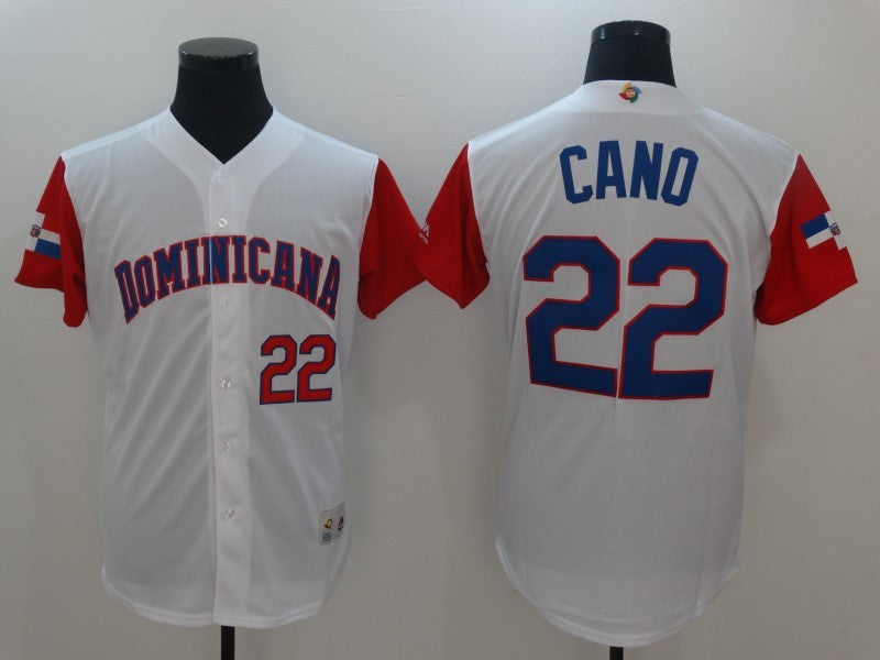Robinson Cano Dominican Republic Baseball white Classic jersey