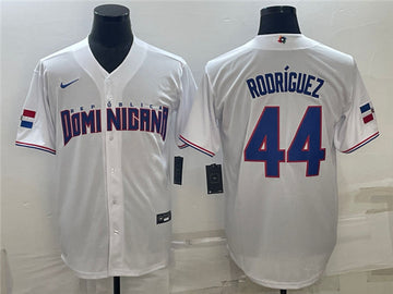 Julio Rodríguez Dominican Republic Baseball white Classic jersey