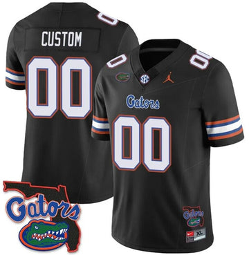 Custom Florida Gators black jersey