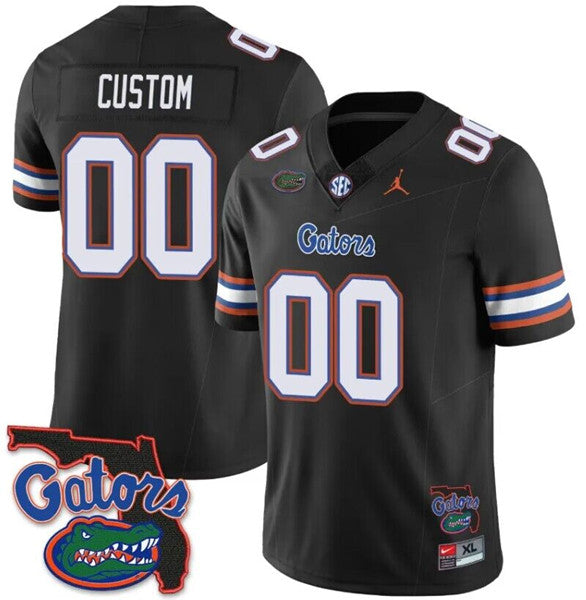 Custom Florida Gators black jersey