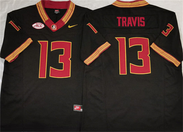 Jordan Travis Florida State Seminoles black jersey