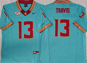Jordan Travis Florida State Seminoles teal jersey