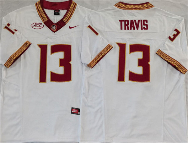 Jordan Travis Florida State Seminoles white jersey