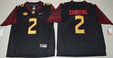 Custom Florida State Seminoles black Limited jersey