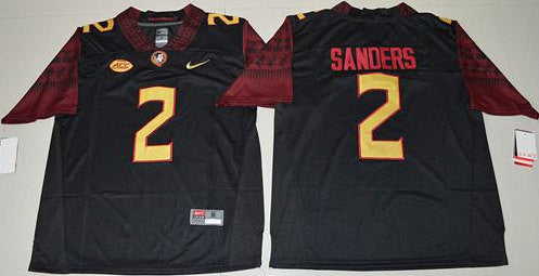 Custom Florida State Seminoles black Limited jersey