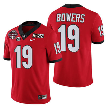 Brock Bowers Georgia Bulldogs red jersey