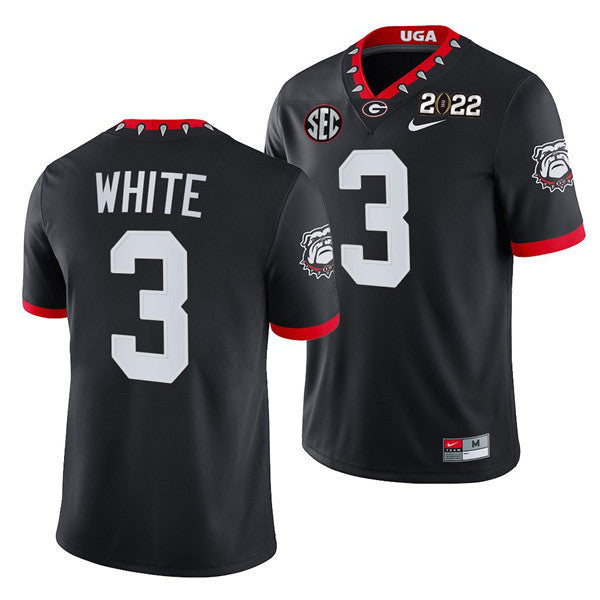 Zamir White Georgia Bulldogs black jersey