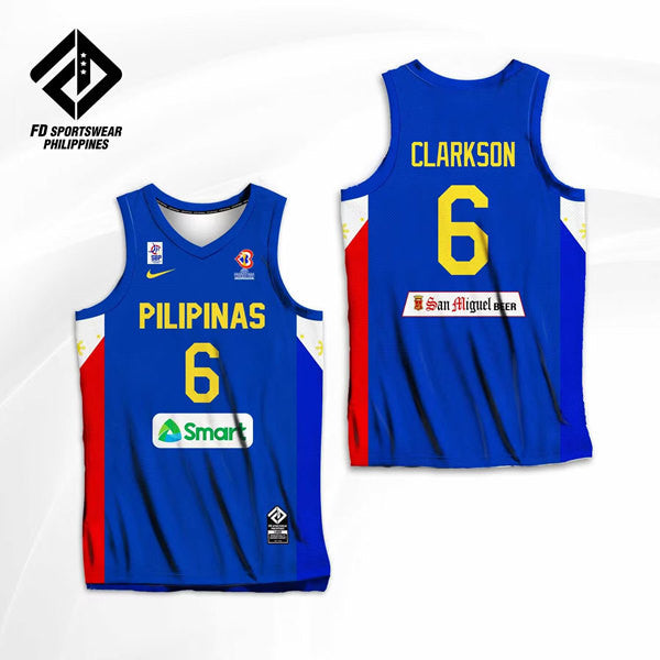 Custom Gilas Pilipinas royal jersey