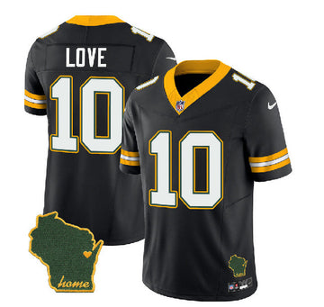 Jordan Love Green Bay Packers black Vapor jersey