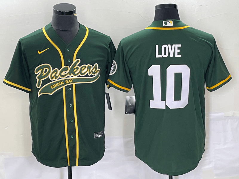 Jordan Love Green Bay Packers green jersey