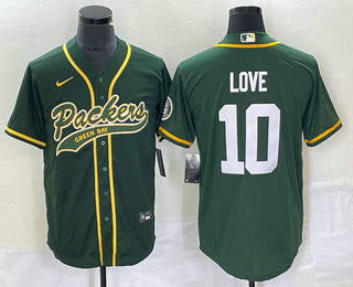 Jordan Love Green Bay Packers green jersey
