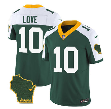 Jordan Love Green Bay Packers green Vapor jersey
