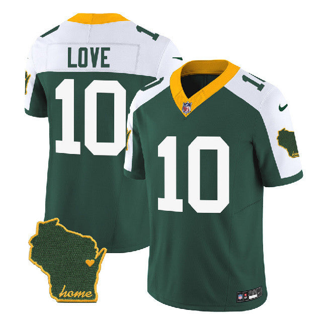 Jordan Love Green Bay Packers green Vapor jersey