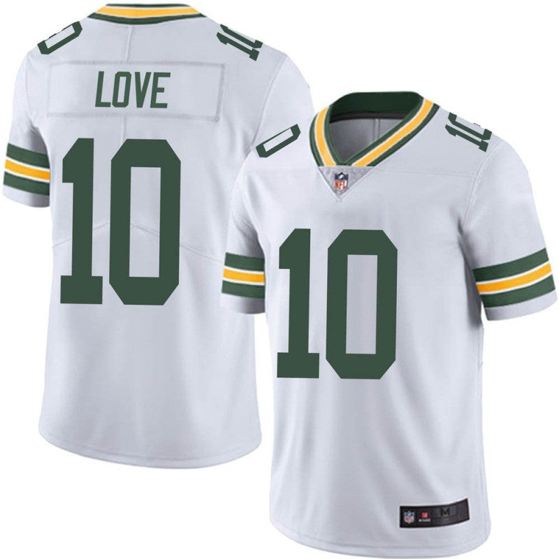 Jordan Love Green Bay Packers white Vapor jersey