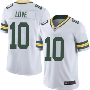 Jordan Love Green Bay Packers white Vapor jersey