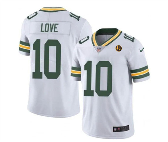Jordan Love Green Bay Packers white Vapor jersey