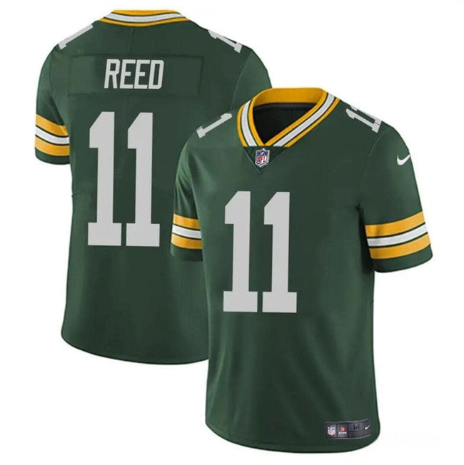 Jayden Reed Green Bay Packers green Vapor jersey
