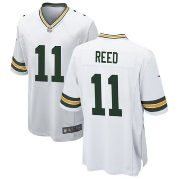 Jayden Reed Green Bay Packers white Game jersey