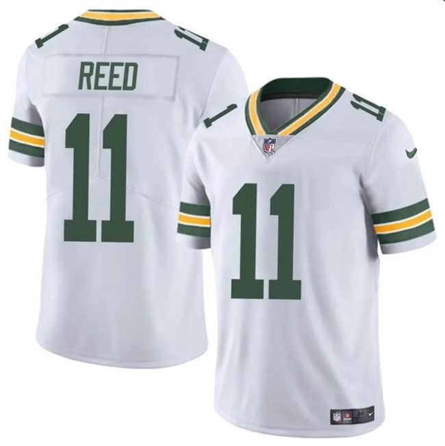 Jayden Reed Green Bay Packers white Vapor jersey