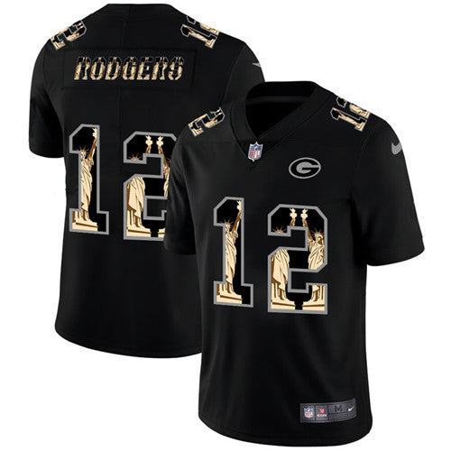 Aaron Rodgers Green Bay Packers black Limited jersey