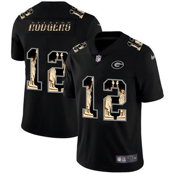 Aaron Rodgers Green Bay Packers black Limited jersey